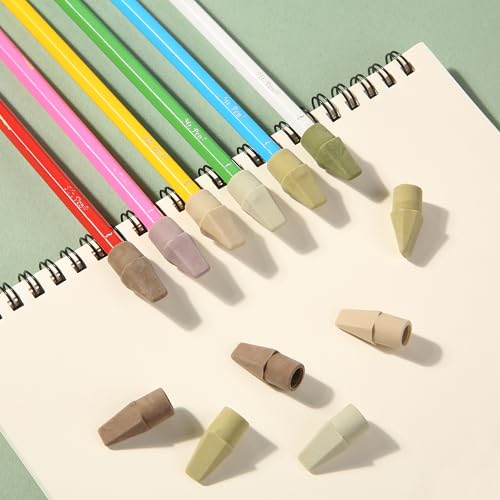 Image of Mr. Pen- Pencil Erasers Toppers, 120 Pack, Colorful, Latex Free, No Smudge | Mr Pen Erasers for Pencils