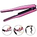 Produktbild HAIRCURLER Mini Haarglätter, Mit Ionen Technologie Klein USB Glätteisen Locken Und Glätten, Keramik Lockenstäbe Tragbar Temperatursperrfunktion Für Alle HaartypenPink