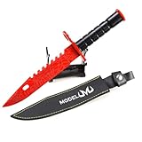 Superbuybox Game CSGO M9 Bayonet Knife Crimson Web Replica Toy Models Martial Arts Game Collection Gift Desk Decor