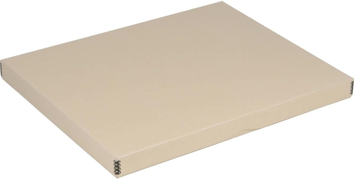 Archival Methods Drop Front Box, 1.5" x 20." 24.", Tan