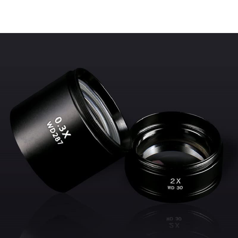 Objectif Auxiliaire Barlow Pour Microscope Vidéo Industriel - Grossissement 0.3x à 2x - Filetage 42 Mm C-mount