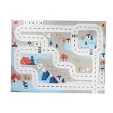 Tapetes de suelo entrelazables para bebés: el diseño de mapa de tráfico puede usarse como herramienta de aprendizaje temprano para tus hijos Tapete rompecabezas para bebés: su diseño modular facilita el almacenamiento y lo hace muy práctico Alfombra ...