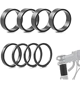 baluoqi Bicycle Headset Spacer 1-1/8 inch 28.6mm with Stem Top Cap(Carbon Fiber),Headset Star Nut...