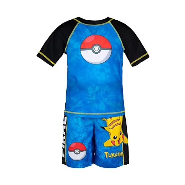 Pokemon UPF 50+ Badeanzug zum Schutz vor Hautausschlägen (kleine Kinder bis große Kinder (4-14-16) – Bild 4
