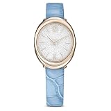 Swarovski Imber Swiss Made Oval Watch - Blue Leather Strap (5717539)