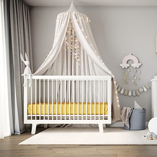 Natemia Fitted Crib Sheet - 100% Organic Cotton - 28 X 52 For Standard Crib And Toddler Mattresses - Silky Soft And Hypoallergenic #TOP4