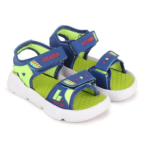 Image of Soft EVA Sole Stylish Sandals for Kids with Adjustable Back Strap |Comfortable and Light Weight, Anti Skid and Waterproof | For Everyday use for Boys and Girls