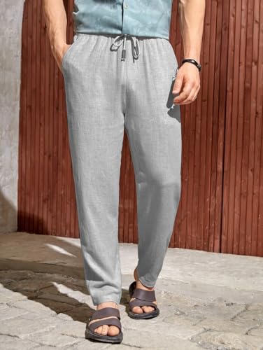 Image of JVX Men Trouser || Lilen Trouser for Men || Lilen Pant (TROUSER-07)