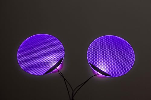 Image of [ Round ] Purple Star-Lord Decorations led Light Flexible Helmet Lights Cosplay DIY kit RGB Superhero for Men Gifts