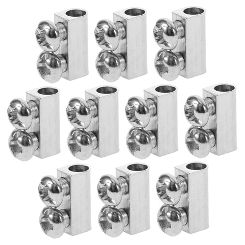 Uonlytech 10pièces Clip De Serrage Réglable Fer Pour Câbles Système De Fixation Durable Pour Éclairage Et Applications Industrielles