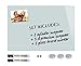 Produktbild Be!Board SY487 Glas-Magnettafel weiß 60 x 40 cm + 5 Magnete + 2 schwarze Stifte
