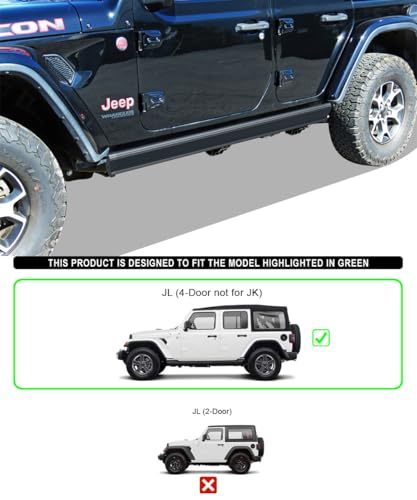 Estribos laterales eléctricos APS para Jeep Wrangler JL 2018-2026 miniatura 6