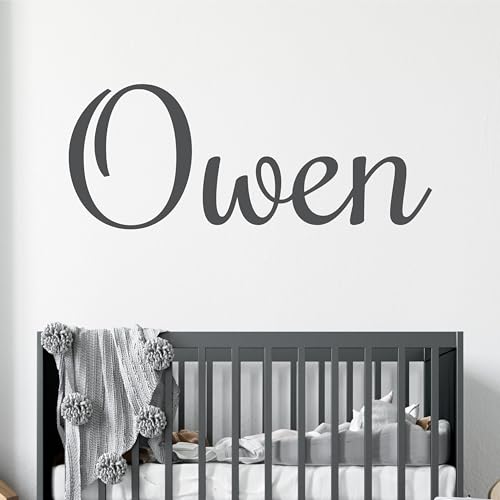 Vinilo decorativo para pared con nombre personalizado