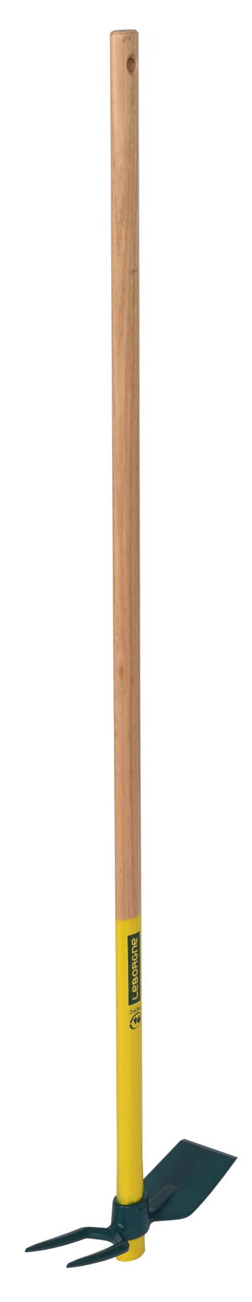 Leborgne kuta pałąkowa i widelec, owalna tuleja, wysokość głowicy: 30 cm, rękaw: 130 cm, kuta i hartowana stal
