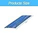8sanlione 20 Pieces Car Air Conditioner Decoration Strip for Vent Outlet, Universal Waterproof Bendable Air Vent Outlet Trim Decoration, Suitable for Most Air Vent Outlet, Car Accessories (Ice Blue)