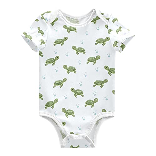 Image of vvfelixl Baby Bodysuits Short Sleeve Cotton Baby Clothes For Boys Funny Baby Suits For Girls 0-24 Months