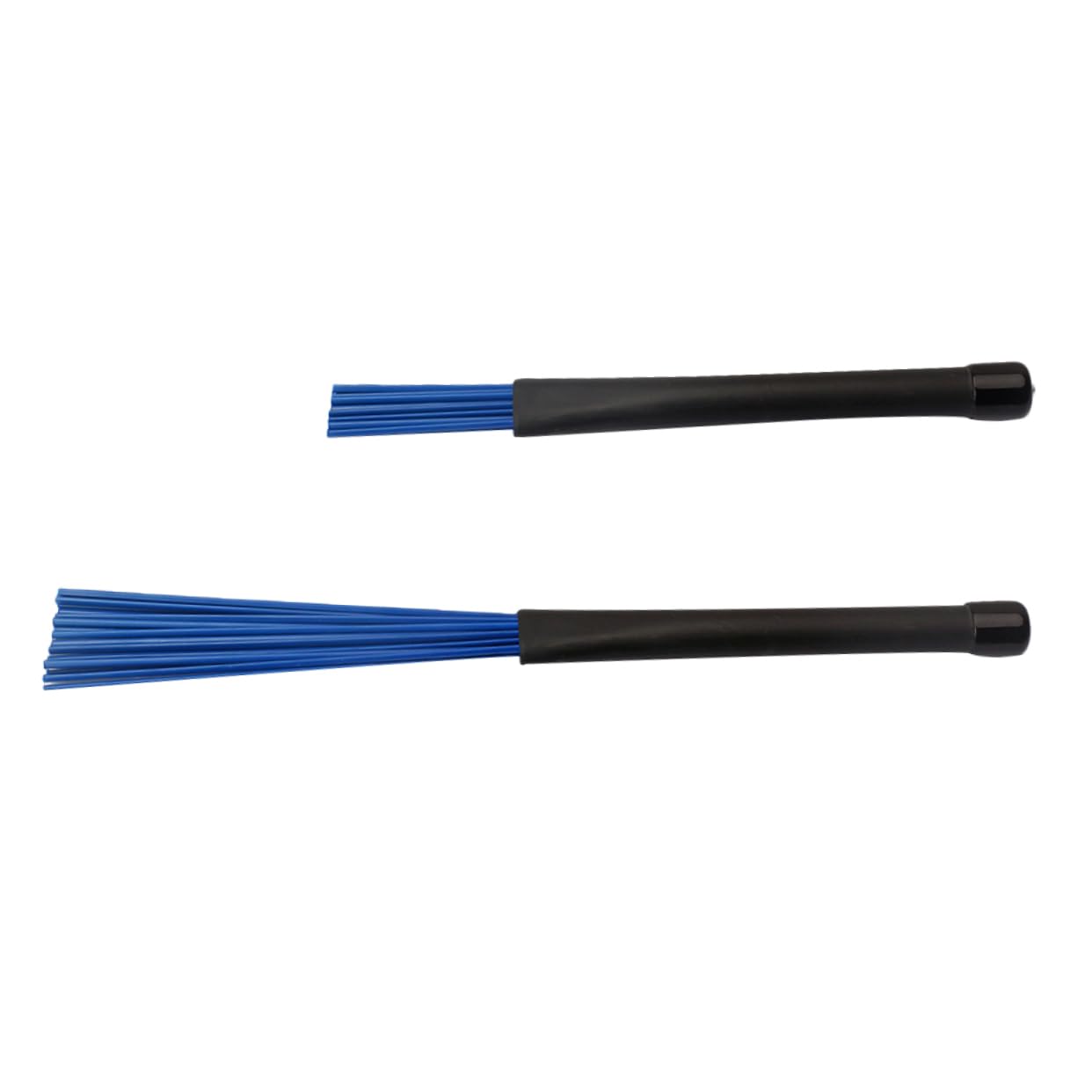 Totority Loop End Drum Brush Set Blue for Jazz Drum Stick Cleaning W112 Smooth Handle Durable Easy to Use