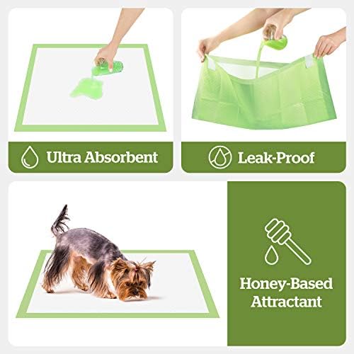 Pogi's Dog Training Pads with Adhesive Sticky Tabs SuperAbsorbent