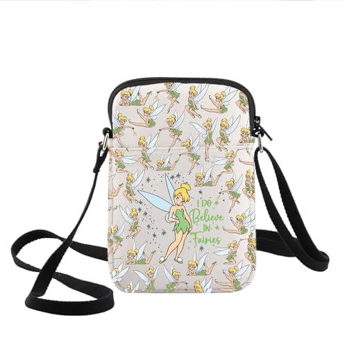 KEYCHIN Fairy Tale Glitterbelle Crossbody Bag Princess Sparkledew Gift i Do Believe In Fairies Shoulder Bag Fairytale Merch (In Fairies CB)