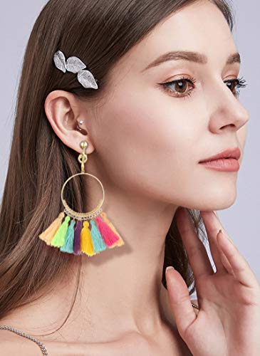 15 Pairs Wholesale Clip On Earrings For Women Fashion-Celtic Knot Earrings,Long Earrings,Tassel Earrings Clip On Hoop Earrings For Women-Clipon Earrings For Women And Teen Girls (#5) #TOP1