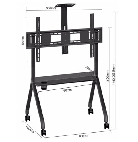 Soporte Universal para TV con ruedas para 40-75 pulgadas miniatura 2