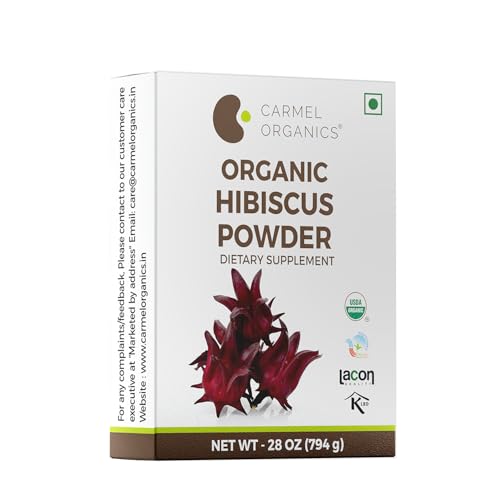 CARMEL ORGANICS Organic Hibiscus Petals Powder 28...