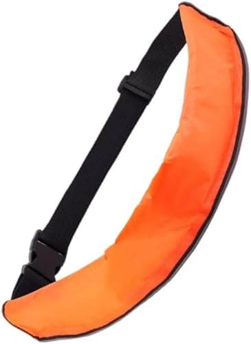 KryZaro高浮力自動・手動膨張式ライフベルト:大人・子供兼用 ベルトタイプ ポータブル プロ用海洋釣りライフジャケット 耐塩害強靭素材 緊急救命機能 防水性 調節可能サイズ