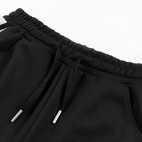 Men's Athletic Workout Jogging Suit Two Piece Set Zippered Casual Solid Color Shirt with Pants Comfortable2