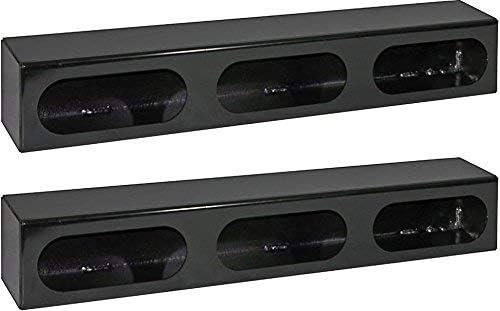Set of 2, BP LB3253-x2 TRIPLE OVAL, BLACK PAINTED STEEL, TAIL LIGHT BOXES for Wrecker, Truck Utility Bodies, etc