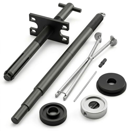 Mercruiser Alignment Tool Bearing Puller: Steel Heavy Duty Boat Kit Set - Replace Repair Gimbal Bearing Engine-to-Drive Alignment for Alpha One Bravo MR OMC Volvo | No Pre-drilled Hole