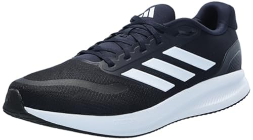 Image of adidas Mens Runfalcon 5 Wide Running Sneakers Shoes - Black