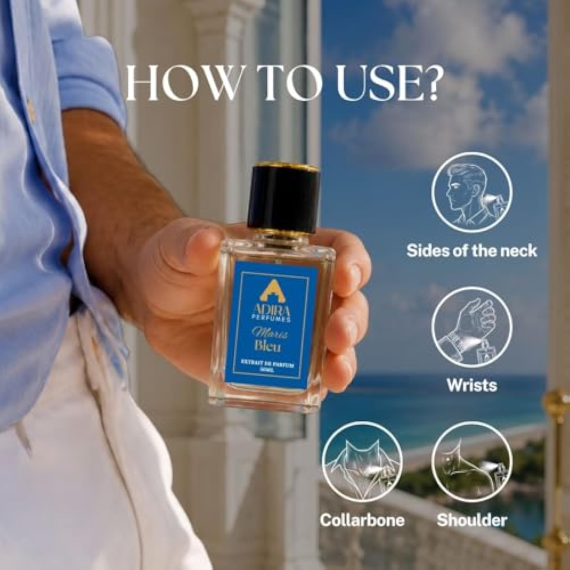 Maris Bleu Extrait De Parfum, Fresh Aquatic Fragrance