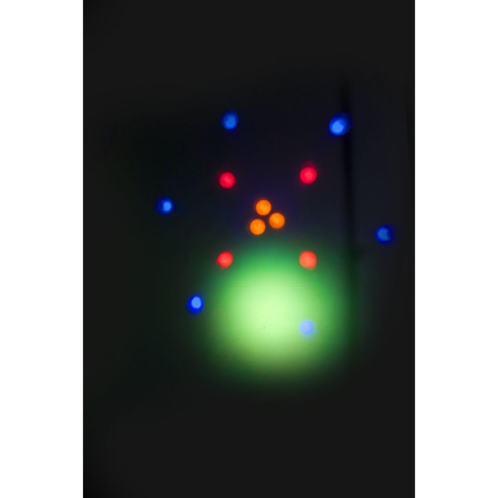 Ibiza - DJLIGHT60 - Stativo per luci con 2 proiettori PAR RGBB e 2 MOON FOWER RGBBBA - Pacchetto LED 4-in-1