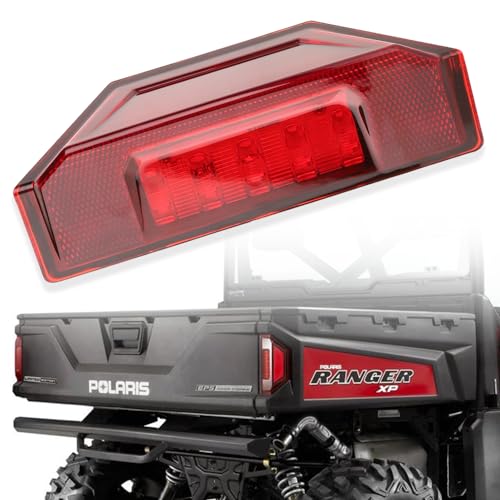 HAZAWA UTV Ranger LED Tail Lights Compatible With Polaris Ranger 900 1000 XP 570 Full Size Brutus HD General Accessories 2015-2020 OEM # 2412774 (Red Lens 1PC)