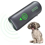 【Perfekt für den Innen- und Außenbereich】 Dieses Hunde-Bell-Kontrollgerät ist leicht und passt perfekt in Ihre Tasche, geeignet für den Innen- und Außenbereich. Mit einer Handschlaufe wurde es so konzipiert, dass es bequem zu tragen ist. Drücken Sie die Taste dieses Bell-Steuergeräts, es wird einen Ultraschallton ausgeben, und während das grüne Licht zeigt an, dass das Gerät funktioniert. Das rote Licht zeigt an, dass das Gerät aufgeladen werden muss.