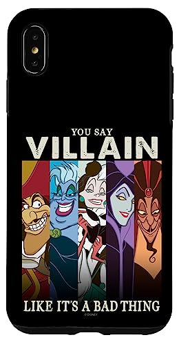 Coque iPhone XS Max Disney Villains protection motif dessin animé