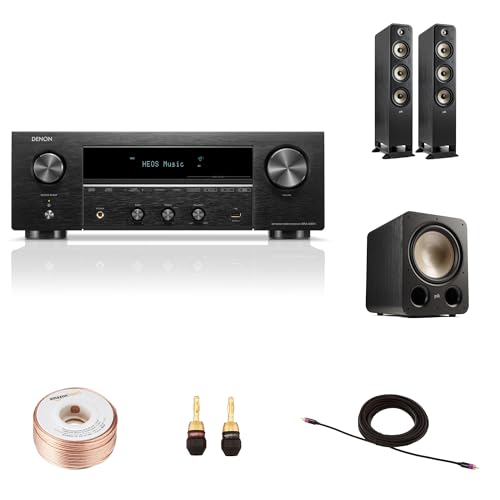 Image of Denon DRA-900H + Polk Signature Elite 2.1 HiFi System | Rich Stereo Sound with Deep Bass for Music Lovers – Effortless Plug & Play Setup