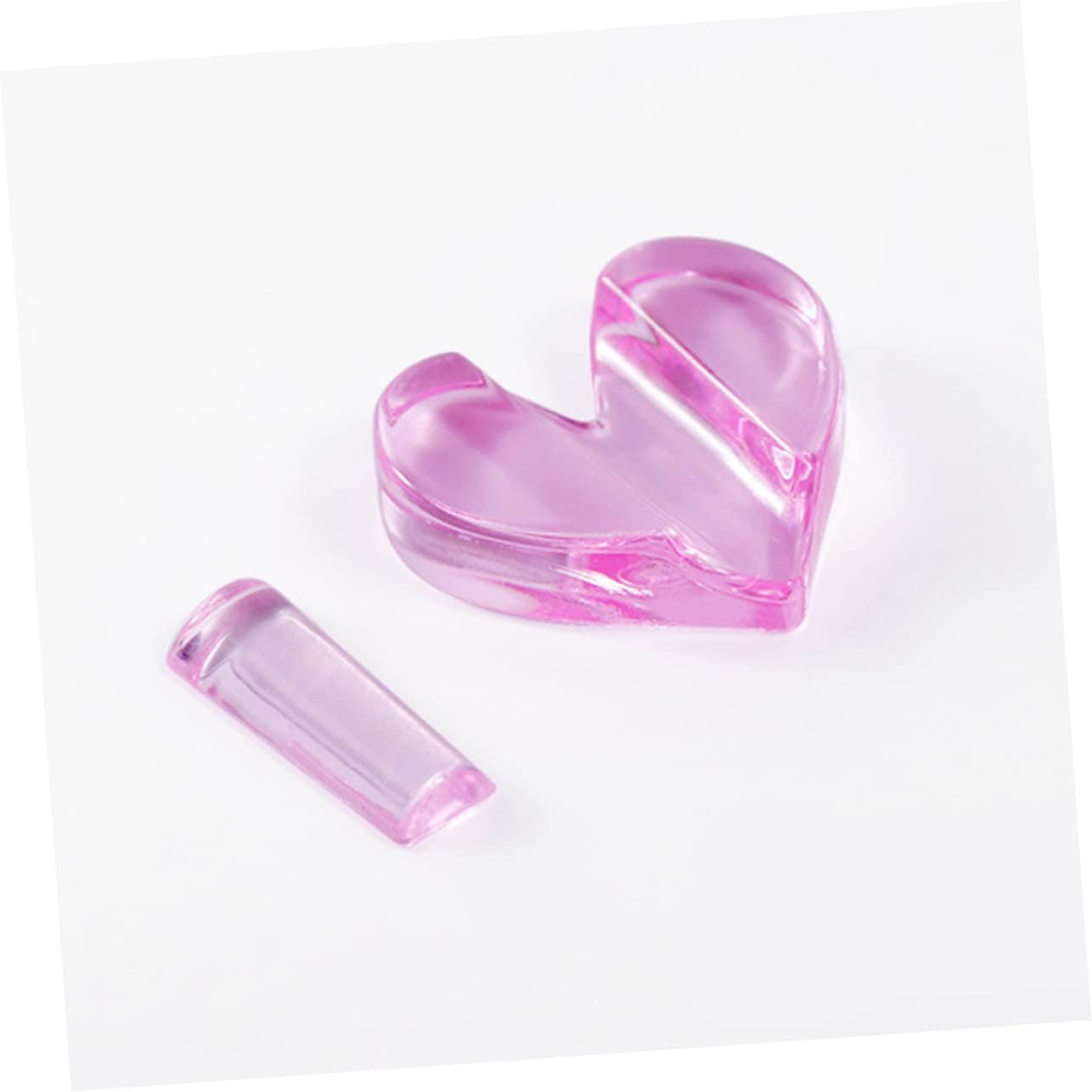 Nail Art Embossing Moulds Heart Shape Plaque Moulds Professional Tool for Home Salon Use