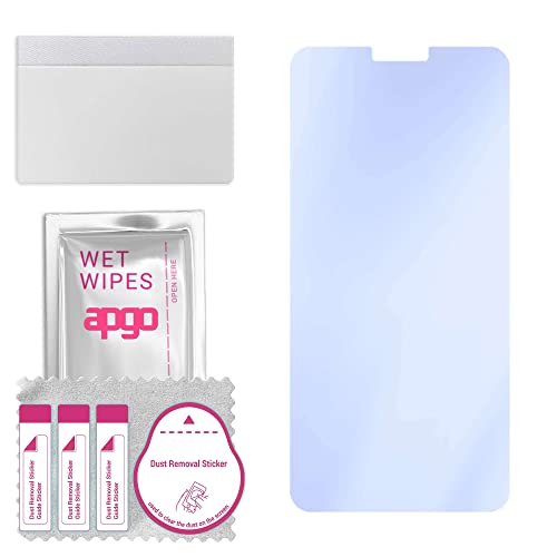 apgo Protector de pantalla Hybrid Glass 9H para LG V40 ThinQ