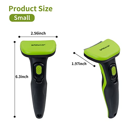 Image of Upgraded Pet Self Cleaning Grooming Brush Curved Deshedding Tool