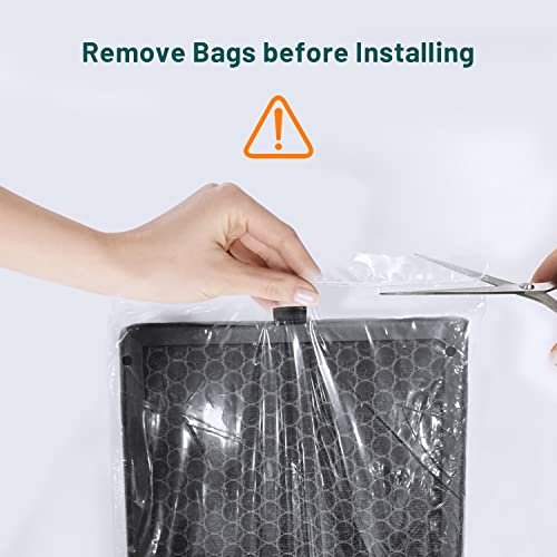 Jafanda Air Purifiers 2X Filter Replacement,True Hepa And Activated Carbon 2X Filter, Made For Jf260 Air Purifiers #TOP6