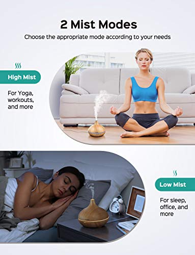 VicTsing Aroma Diffuser | Dekorativer Ultraschall Öl Diffusor - 4