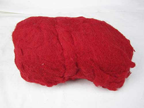 Walking Palm 1 Lb. Red Carded Core Wool Needle Wet Felting #TOP4