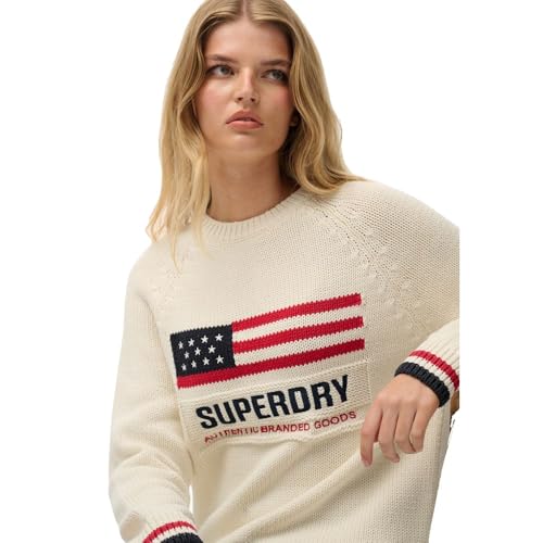 Pull col rond femme Superdry Americana - vue 6