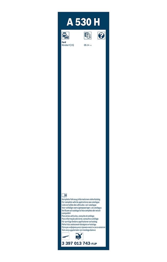 BOSCH Rear Arka Silecek [530 mm] A530H 3397013743