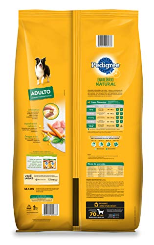Ração Pedigree Equilíbrio Natural para Cães Adultos Raças Médias e Grandes 20 kg