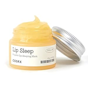 COSRX Propolis Lip Balm for Dry Chapped Lips, Overnight Lip Treatment Mask for Plump Hydrated Lip Care with Shea Butter and Honey Complex, For Soft and Nourished Lips, Korean Skincare 20g