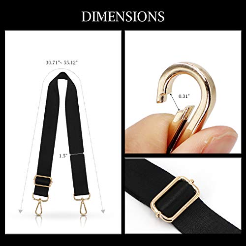 Image of TANOSII Wide Purse Strap Adjustable Replacement Shoulder Crossbody Strap Handbag Strap