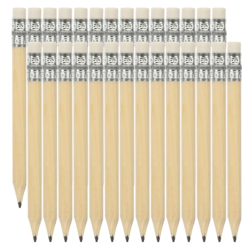 Crayons de golf en bois ronds lot de 200 mini crayons courts pour école et randonnée
