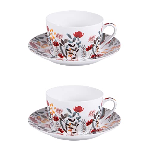 Table Passion - Caja de 2 desayunos flor 35 cl Cover